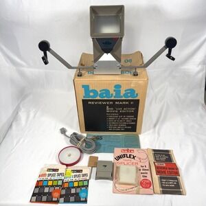 Baia Reviewer Mark II 8mm Movie Editor Vintage Film Splicer Kit RE-8-120 Works